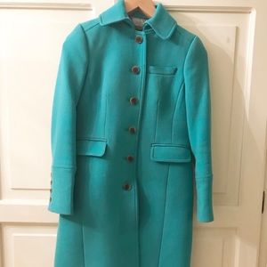 Women’s JCrew Petite 0 Teal jacket